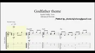 Godfather Theme - JGS Grade 6 Advanced Fingerstyle Version Guitar Lesson (notes, tabs & chords)