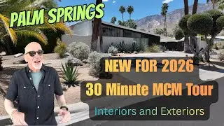 Best of Palm Springs: 30 minute tour of Mid Century Modern Homes and Neighborhoods