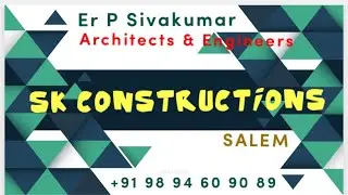 Hi Tech | Real House Design | SK Constructions | Er P Sivakumar |