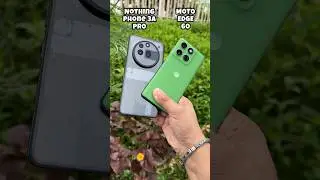 Nothing Phone 3a Pro Vs Moto Edge 60 Camera Comparison #shorts