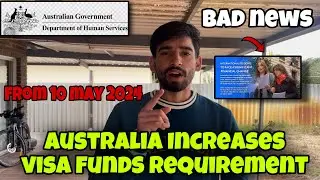 Australia visa update 2024 || funds requirements from 10 may 2024 || #subclass500 #subclass600