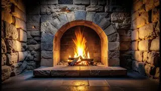 Medieval Hearth at Night 🔥 Firelight Ambience for Deep Sleep, Study & Calm (2 Hours)