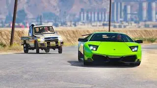 انتقام راعي الشاص من  راعي البي ام الي دهس اخوي راعي الشاص الفلم كامل : قرند GTA 5
