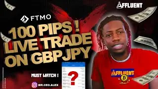 MAKE $500USD WITH THIS 100 PIPS GBPJPY STRATEGY| #FTMOCHALLENGE