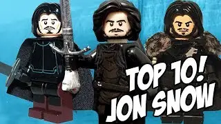 Top 10 LEGO Jon Snow Custom Minifigures From Game Of Thrones