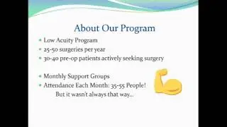 The Art of the Bariatric Support Group  Strategies for Keeping Patients Engaged 5 of 5