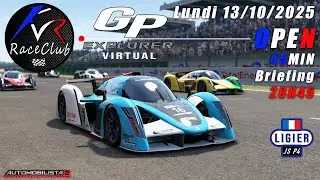 OPEN GP EXPLORER LEGEND VIRTUAL du KV RaceClub ! 45 Minutes !