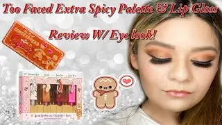 Extra Spicy Too Faced Palette Review With Natural Eye Look