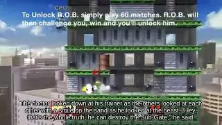 Tech Diddy Kong using Wario Bike fighting on Pilotwings | Super Smash Brothers
