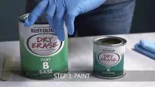 How to Make Whiteboard with Rust-Oleum Dry Erase / Whiteboard Paint