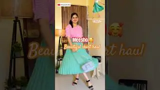 🛍️Meesho skirt haul | Trendy & Affordable skirts under ₹500 | Try - on Review 🥰 #meesho #skirts