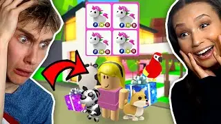 ZIJ BEPAALT MIJN DAG IN ADOPT ME! (Roblox)