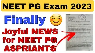 NEET PG 2023 postpone Latest news today #pg2023postpomentupdate