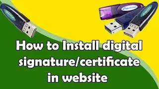 how to install digital signature certificate dongle | dsc kaise install karen | Digital signature