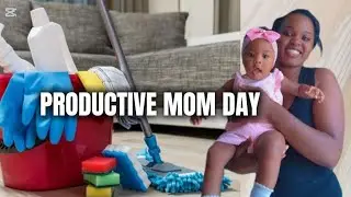 Busy Mom Productivity Routine | Cleaning, Cooking & Taking Care of My Baby