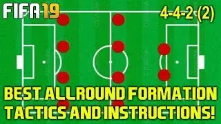 BEST ALL ROUND Formation, Best Tactics and Instructions - FIFA 19 TUTORIAL