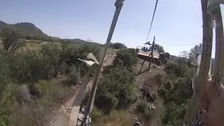 Moaning Cavern CA - Zip Lining
