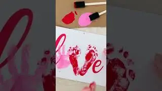 Valentine Handprint Art