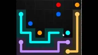 flow game facebook - green pack level 80 Connect the dots