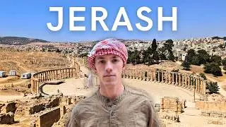 Посещение древнеримского города в Иордании.