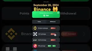 Binance in hamster Kombat 13 September update #binance #hamsterkombat #hamsterupdate