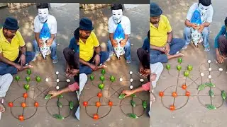Wow very big chelenge four hands Village vegetables DRUN game || villagegame||fun and entertainment
