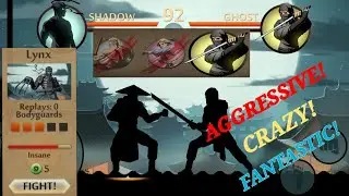 no weapons against ghost| shadow fight| LYNX's third bodyguard| FANTASTIC style