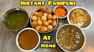 Instant Panipuri preparation at Home | BandiStudio | Jyoshu & Prabhakar | Aggichenupalli
