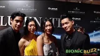 Cast of CW's Kung Fu Interview at Unforgettable Gala 2022