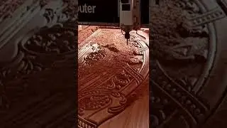 Suction Pump Cleaning Wooden Dust From Carving Bed #Shorts