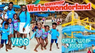 Summer Family Trip to #greatwolflodge | 4 Kids, Road Trip Chaos & Indoor Waterpark Fun! #volgs