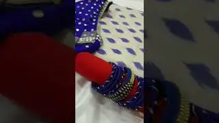 #customizedbangles#silk treadbangles#shorts#trending#fabricjewellery