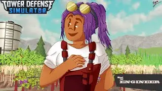 Getting Engineer in Tower Defense Simulator!!! | Tower Defense Simulator Spring 2022 Update