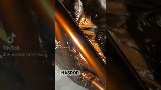 Candy root beer brown paint NASROD chassis #nasrod #candypaint #houseofkolor #jessiesperformance
