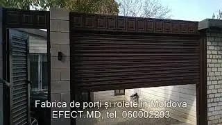 Porți automate rolete de intrare &icirc;n curte. Fabrica de porți și rolete &icirc;n Moldova - 079000590