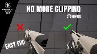 🔥 FIX Unreal Engine Clipping FAST! (First Person Rendering Tutorial)