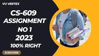 CS609 Assignment No 1 Solution - VU Vertex Fall 2023