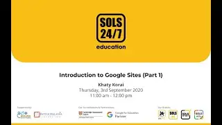 Introduction to Google Sites [Part 1] #tutorial