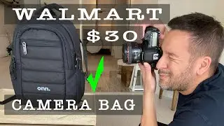 WALMART $30 CAMERA BAG | FOR DSLR, GOPRO, MIRRORLESS, | PRO PHOTOGRAPHER REACTS | PHOTOGRAPHY REVIEW