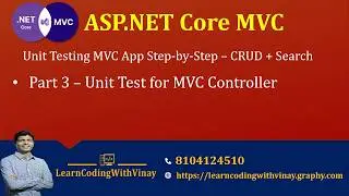 Unit testing MVC App - Unit tests for MVC Controller