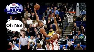 Duncan vs Mourning - NBA Live 2001