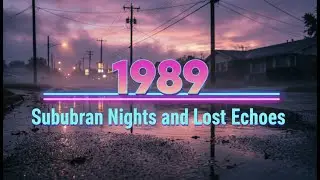 Назад в 1989 &ndash; Пригородные ночи и утраченные эхо | Ретро-синт &bull; Атмосфера поздней ночи