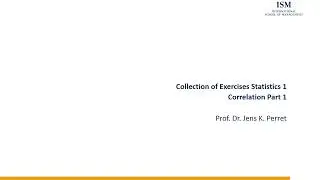 Measures of Association - Correlation Coefficient - Exercise 01