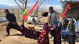 Tears and screams,confrontation between the first and second wives.#hardlife#familydrama#nomadiclife