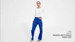 WonderWink WonderFlex   5108   Women s Multi Pocket Cargo Pant