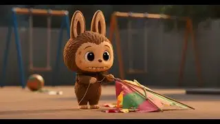 Labubu just wanted to fix a child’s broken kite