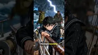 Storm Hits &mdash; Ship in Danger! 🌩️ 2 epizode #anime #friendship #adventure #boyandleopard #dog #island