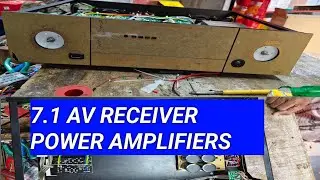 7.1 POWER AMPLIFIERS #AV receiver amplifier#5.1 AMPLIFIER MAKING TAMIL #e tech tamil 