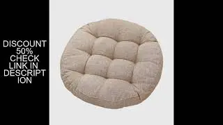 Inyahome Yoga Round Mat Pouf Seat Pillows Sofa Chair Bed Car Seat Pillows Cushions Floor Mat Meditat