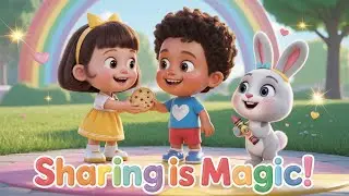 Sharing is Magic! 🌟 | Cute 3D Animation for Kids & Toddlers
